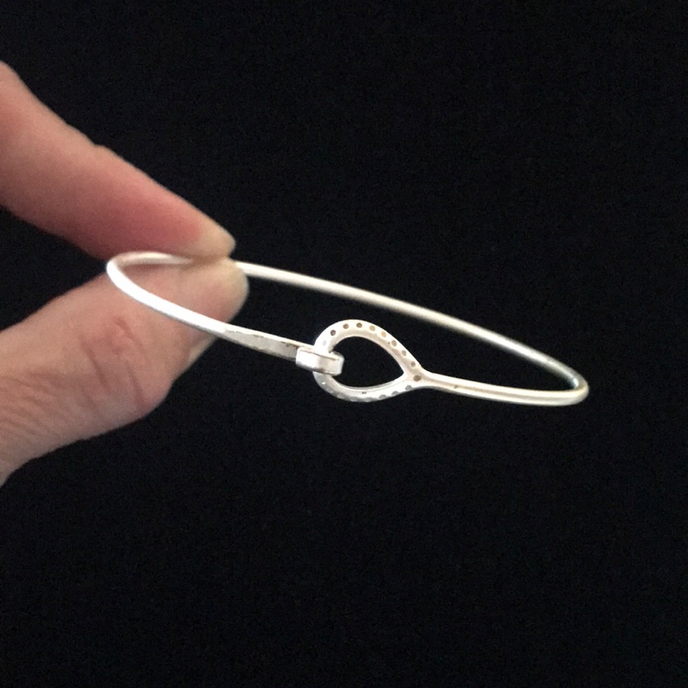 Silver bangle by Stella & Dot